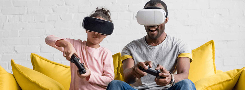 image of people playing virtual reality game