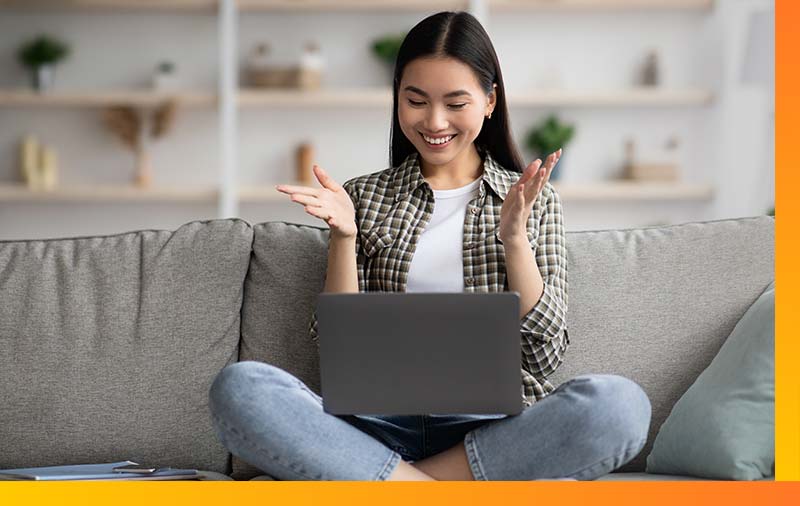 Potential-Customers-2 Woman using laptop on couch