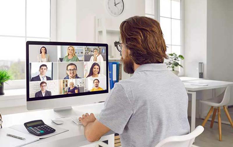 worker telecommuting